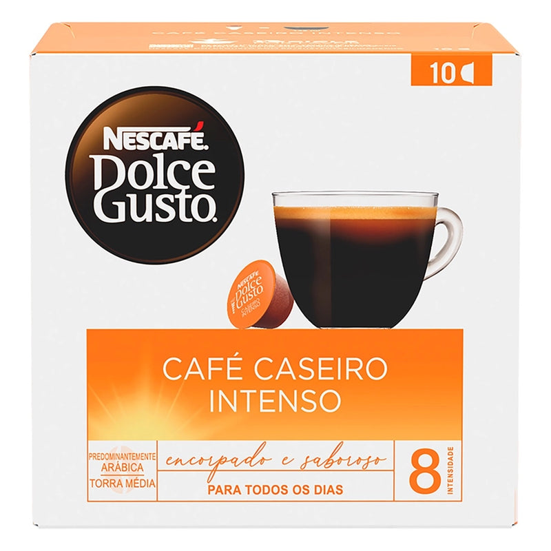 Dolce Gusto Nescafé Cafe Caseiro Intenso 10 Capsulas 90G