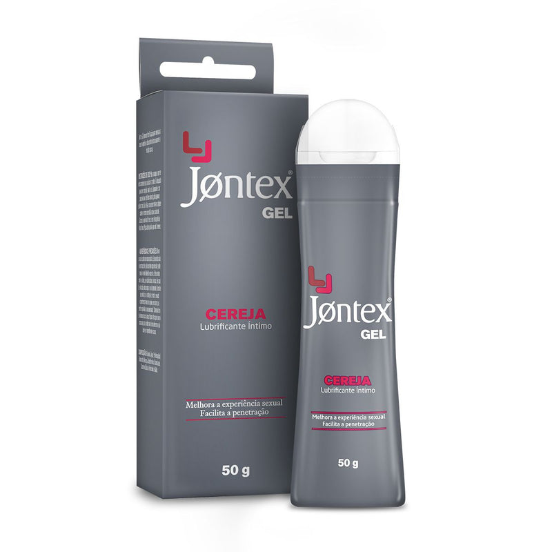 Gel Lubrificante Jontex Cereja 3 em 1 50 gr