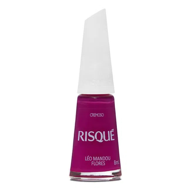 Esmalte Risque BL Rosas Leo Mandou Flores