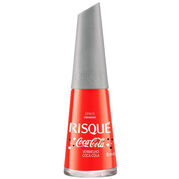 Esmalte Risque BL Coca Cola Vermelho Coca Cola